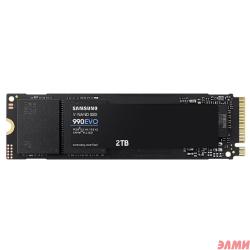 Samsung SSD 2Tb 990 EVO M.2 MZ-V9E2T0BW NVMe 2.0, PCIe 4.0 x4, V-NAND TLC