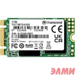 Transcend SSD 430S, 1024GB, M.2(22x42mm), SATA3, 3D TLC, TS1TMTS430S