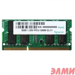 Apacer DDR3 SODIMM 8GB DV.08G2K.KAM PC3-12800, 1600MHz, 1.35V