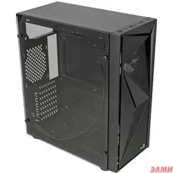 Корпус MidiTower AEROCOOL GLIDER COSMO-G-BK-V1 black (ATX, без БП, FRGB, 2xUSB2.0+USB3.2) (4710562754124)