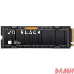WD SSD Black SN850X, 1.0TB, M.2(22x80mm),[WDS100T2XHE] NVMe, PCIe 4.0 x4, 3D TLC, R/W 7300/6300MB/s, IOPs 800 000/1 100 000, TBW 600, DWPD 0.3, with 
