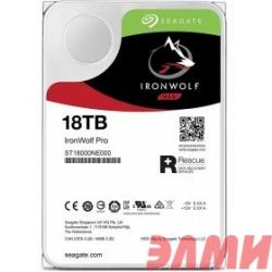 18TB Seagate Ironwolf Pro (ST18000NE000) {SATA 6 Гбит/с, 7200 rpm, 256mb buffer, для NAS, 24x7}