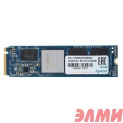 M.2 2280 500GB Apacer AS2280Q4 Client SSD AP500GAS2280Q4-1 PCIe Gen4x4 with NVMe, 5000/2500, IOPS 750K, MTBF 1.5M, 3D TLC, 850TBW, 1.7DWPD, Kit 