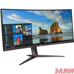 LCD AOC 34" CU34G2X Black-Red {VA curved 3440x1440 144Hz 1ms 178/178 300cd 2xHDMI2.0 2xDisplayPort HAS}