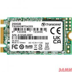 Transcend SSD 425S, 250GB, M.2(22x42mm), SATA3, 3D TLC TS250GMTS425S
