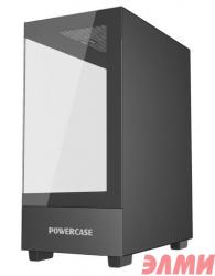 Powercase Vision Micro M, Tempered Glass, чёрный, mATX  (CVMMB-L0)