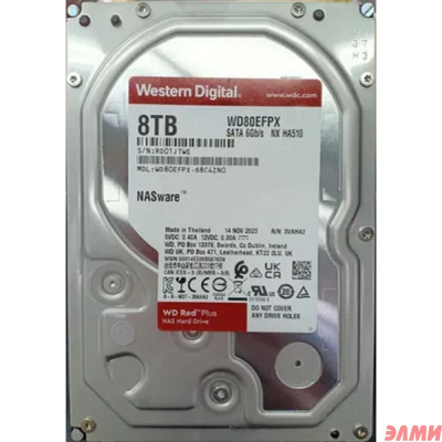 HDD WD 8TB Red Plus WD80EFPX  SATA3