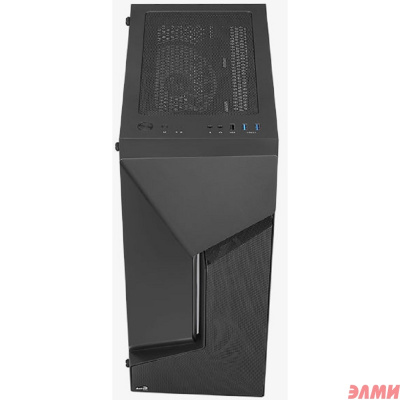 Корпус MidiTower AEROCOOL SCAPE-G-BK-V2 black (ATX, без БП, FRGB, USB2.0+USB3.2) (4711099471546)