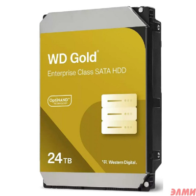 24TB WD Gold  (WD241KRYZ) {SATA III 6 Gb/s, 7200 rpm, 512Mb buffer}