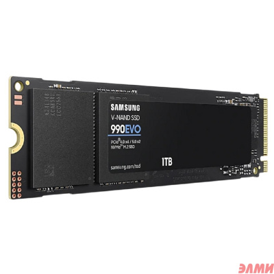 Samsung SSD 1Tb 990 EVO M.2 MZ-V9E1T0BW NVMe 2.0, PCIe 4.0 x4, V-NAND TLC