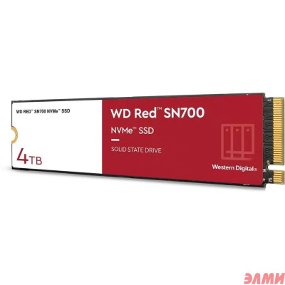 Накопитель SSD WD Original PCI-E x4 4Tb WDS400T1R0C Red SN700 M.2 2280