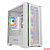 Powercase ByteFlow Micro White, Tempered Glass, 4х 120mm ARGB fans, ARGB HUB, белый, mATX  (CAMBFW-A4)