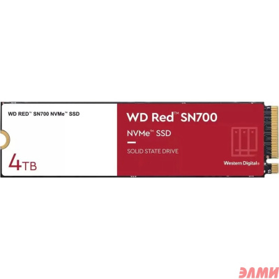 Накопитель SSD WD Original PCI-E x4 4Tb WDS400T1R0C Red SN700 M.2 2280