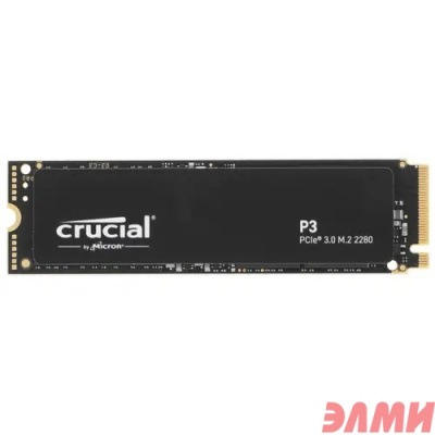 SSD 2Tb Crucial P3 3D NAND M2 PCIe NVMe R3500Mb/s W3000MB/s CT2000P3SSD8