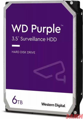 6TB WD Purple (WD63PURZ)  {Serial ATA III, 5640- rpm, 256Mb, 3.5"}