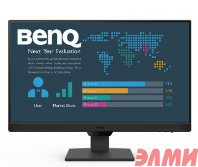 LCD BenQ 23.8" BL2490 {IPS 1920x1080 60Hz 5ms 250cd 2xHDMI DisplayPort Speakers}