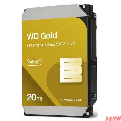 20TB WD Gold  (WD202KRYZ) {SATA III 6 Gb/s, 7200 rpm, 512Mb buffer}