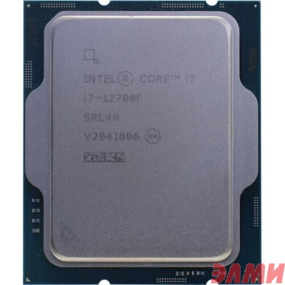 CPU Intel Core i7-12700F Alder Lake OEM {2.1 ГГц/ 4.8 ГГц в режиме Turbo, 25MB, LGA1700}