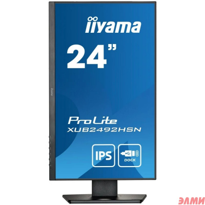 LCD IIYAMA 23.8" XUB2492HSN-B5 {IPS 1920x1080 75Hz 75Hz 250cd HDMI DisplayProt USB M/M}